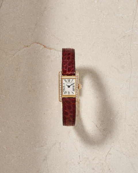 Cartier Mini Tank Gold & Diamonds 1360