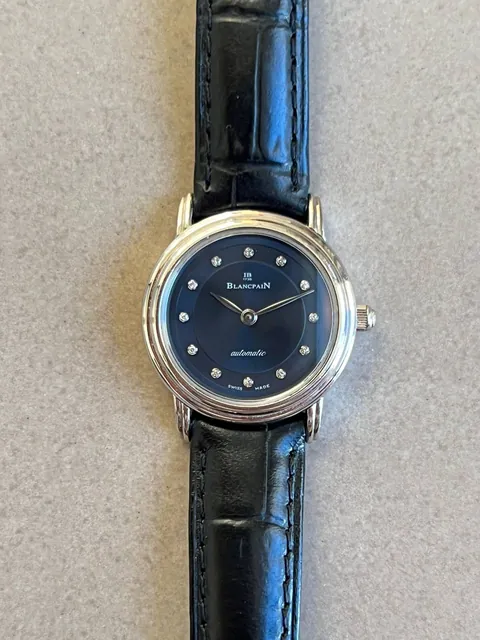 Blancpain Villeret Blue Diamond Dial Platinium LE