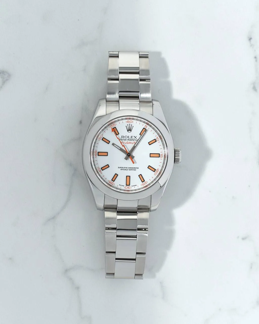 Rolex Milgauss White Dial 40mm 116400 – 7