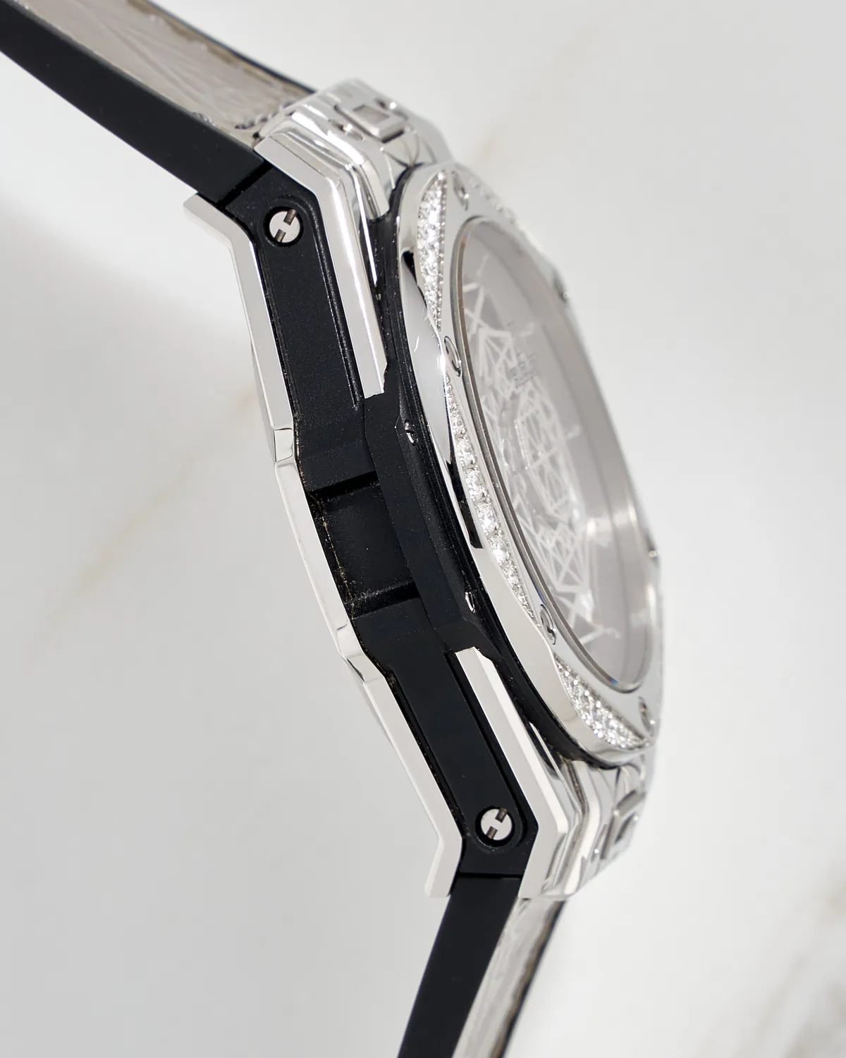 Hublot Big Bang One Click Sang Bleu King Steel Grey Diamonds 39mm – 7
