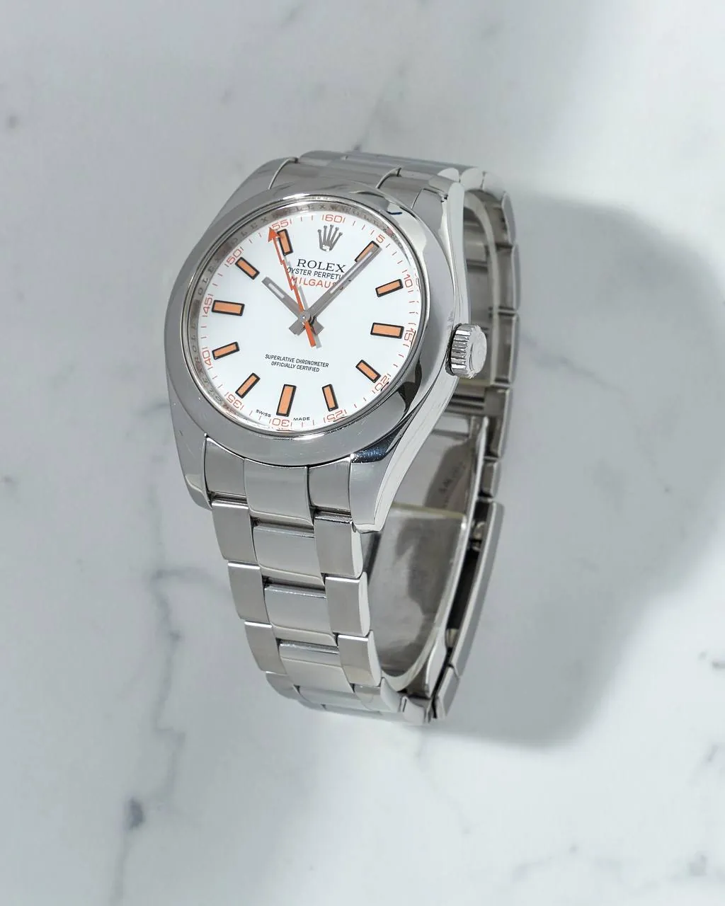 Rolex Milgauss White Dial 40mm 116400 – 12