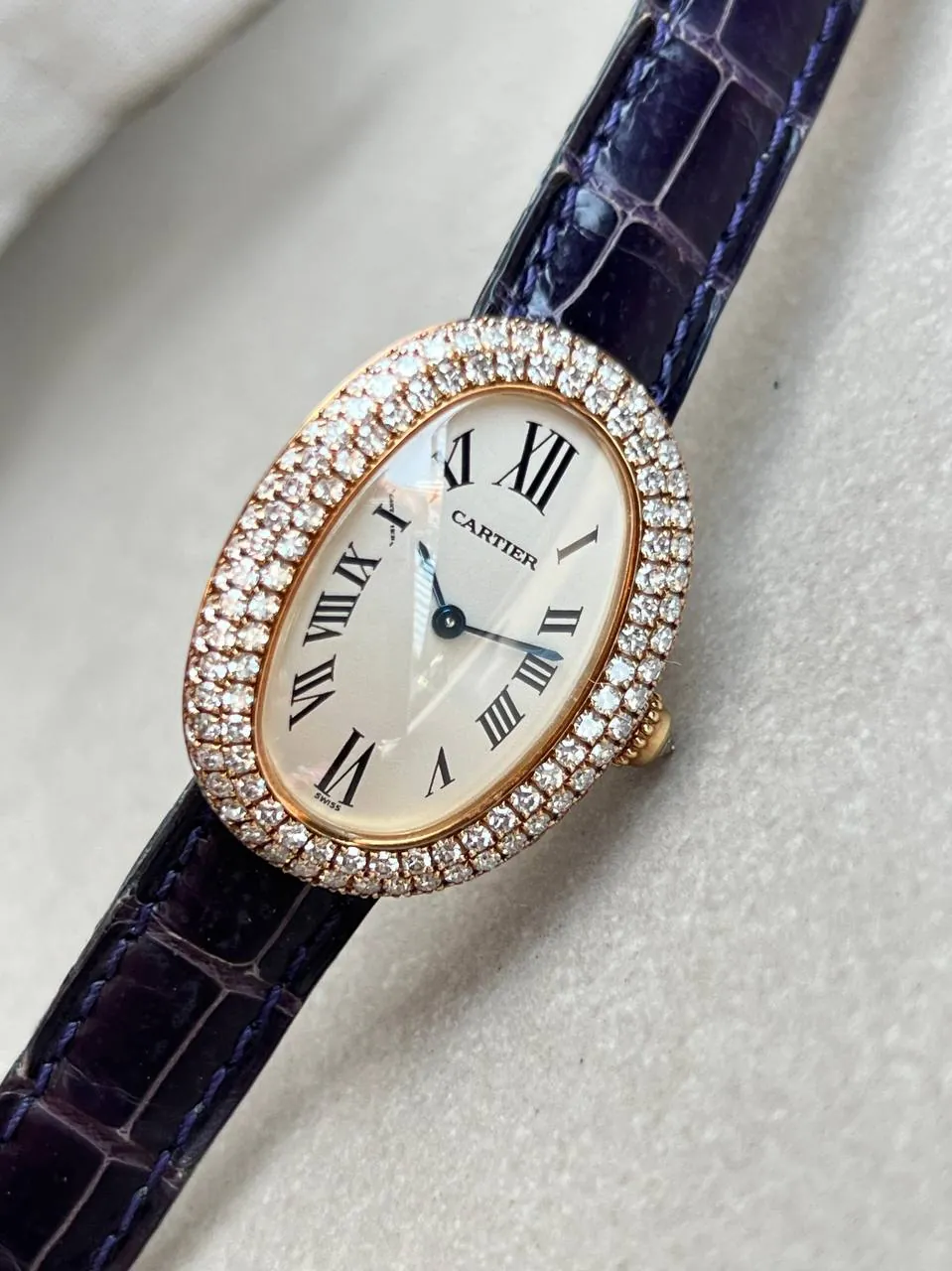 Cartier Baignoire Factory Diamonds 1954 – 2