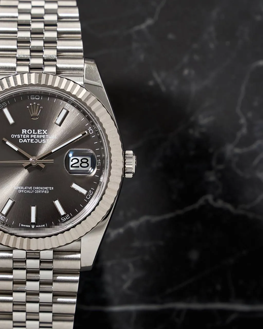 Rolex Datejust Jubilee 41mm Grey Dial 126334 – 5