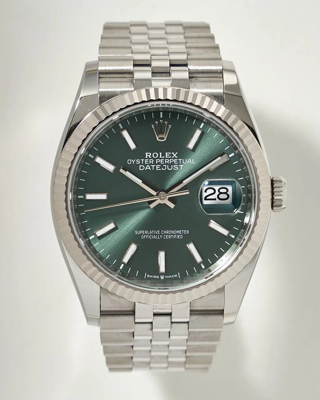 Rolex Datejust 36mm Geen Dial 126234 – 12