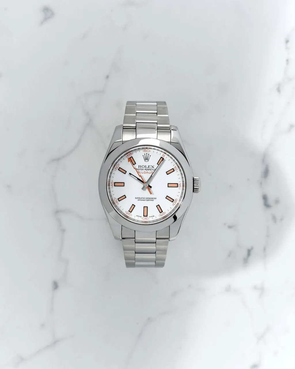 Rolex Milgauss White Dial 40mm 116400