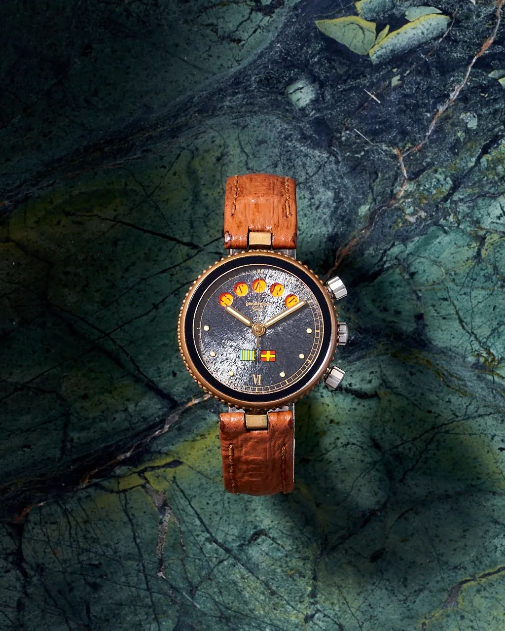 Gerald Genta Gefica Safari Bronze