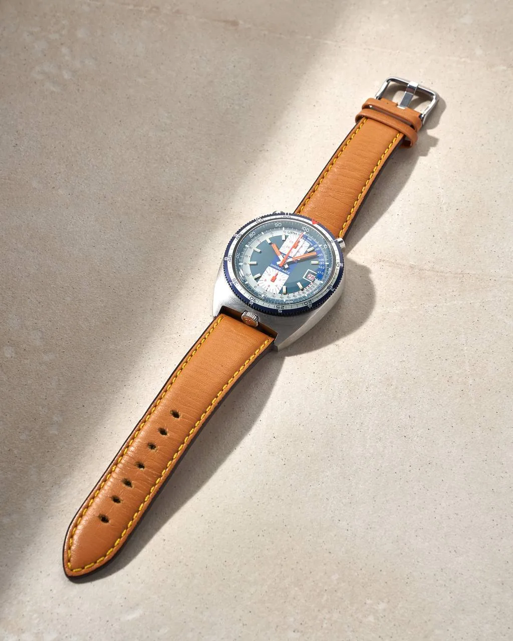 Breitling Chrono-Matic Bullhead Pupitre Blue Dial – 9