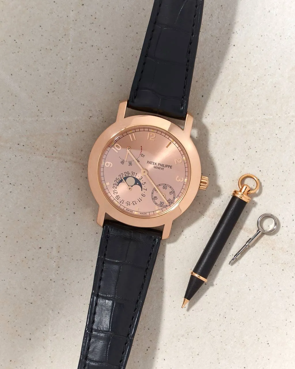 Patek Philippe Complications Moon Phase Power Reserve 5055 Rose Gold – 7
