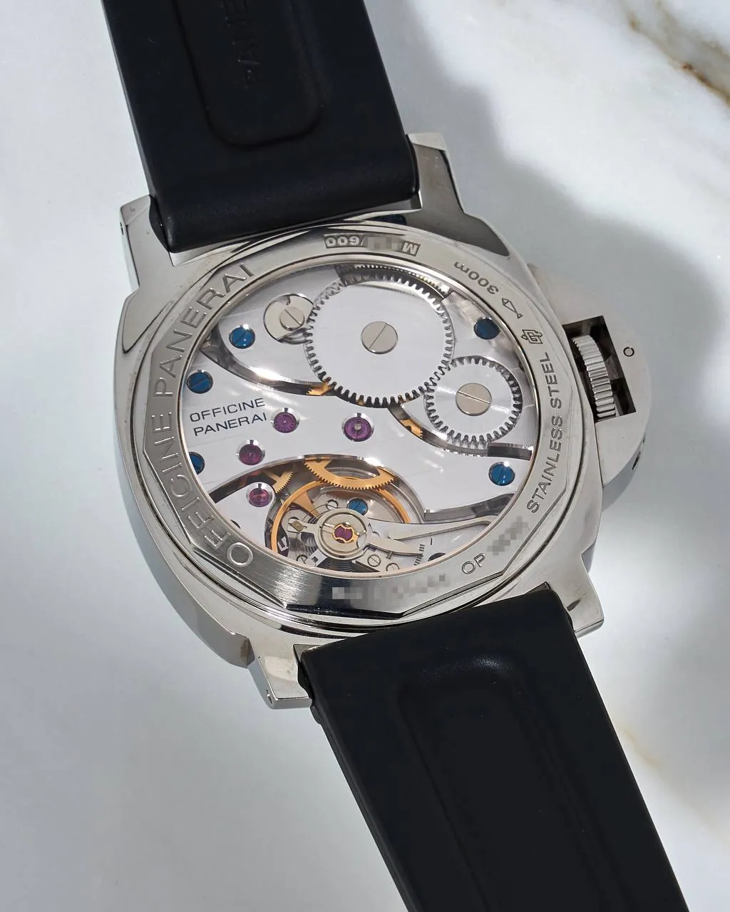 Panerai Luminor Base Black Dial 44mm Manual Wind PAM219 – 8