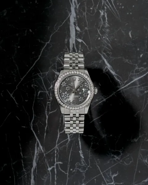 Rolex Datejust 31mm Floral Dial Diamond Bezel 178384