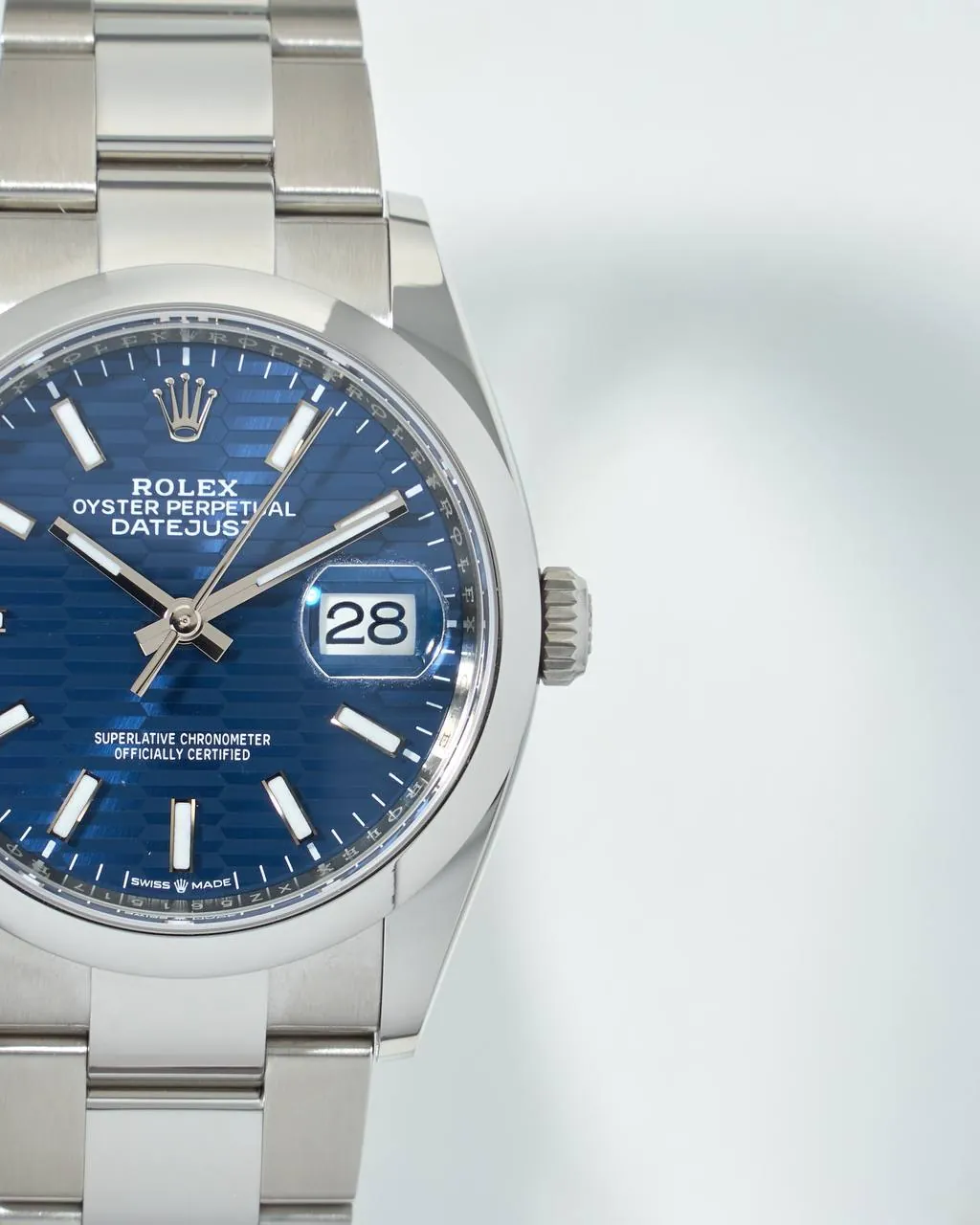 Rolex Datejust 36mm Blue Fluted Motif 126200 NEW – 2