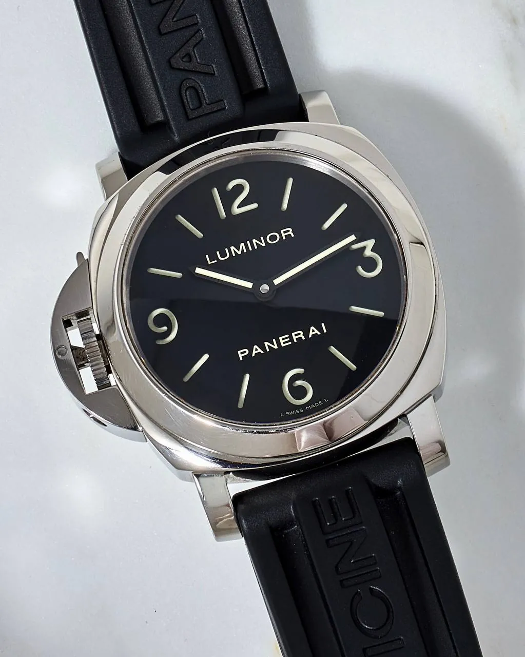 Panerai Luminor Base Black Dial 44mm Manual Wind PAM219 – 7
