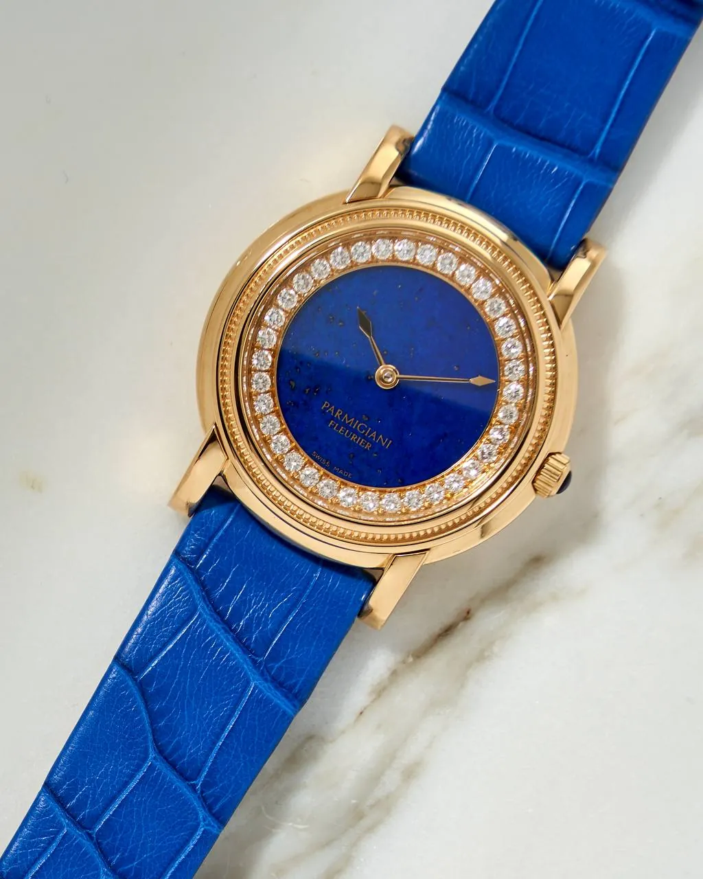 Parmigiani Fleurier Toric Classic Lapis Lazuli Diamond Dial – 9