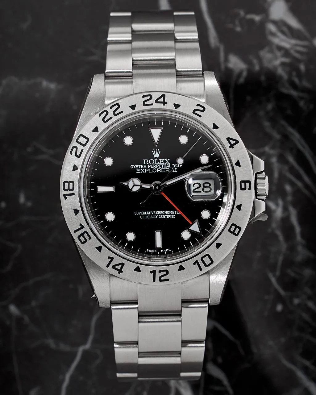 Rolex Explorer II 40mm Black Dial 16570 NEW – 12