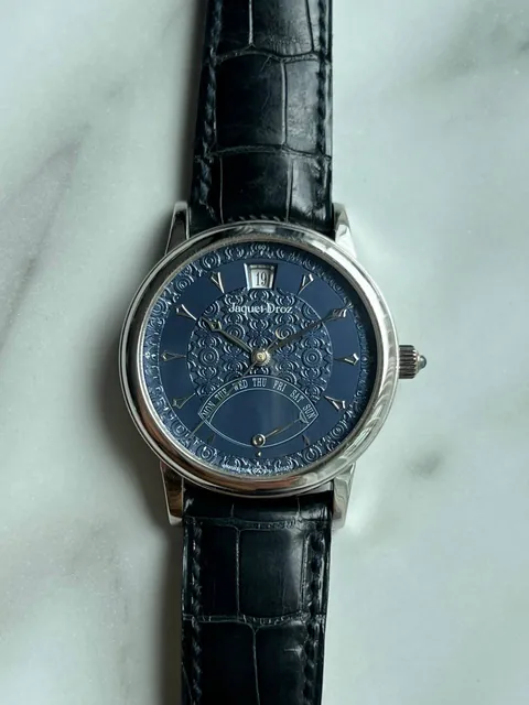 Jaquet Droz Semaine Retrograde Jumping Hour White Gold
