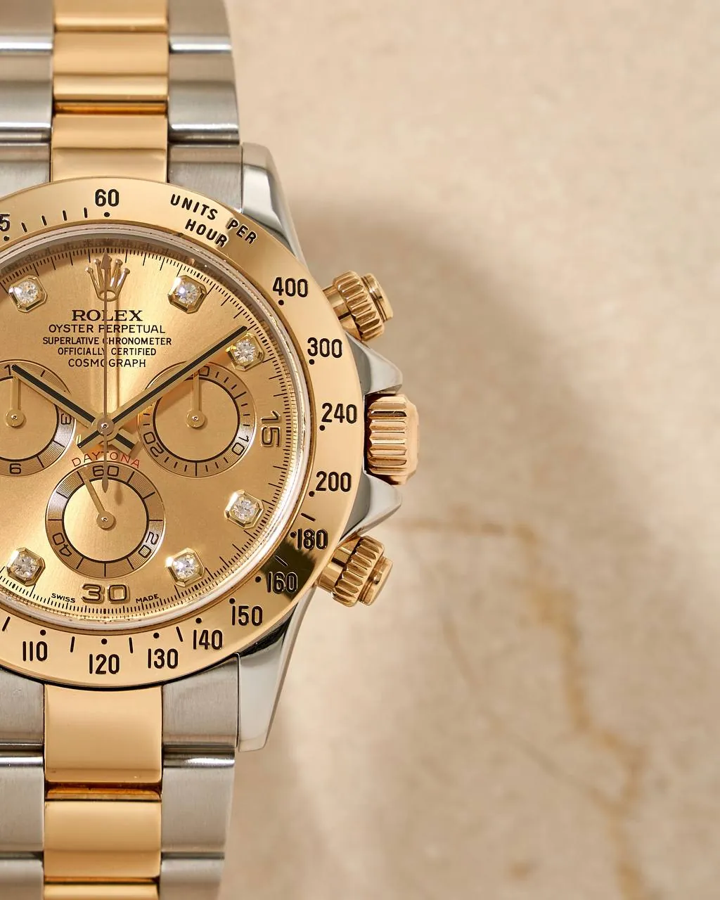 Rolex Cosmograph Daytona 40mm Champagne Diamond Dial 116523 M Series – 2