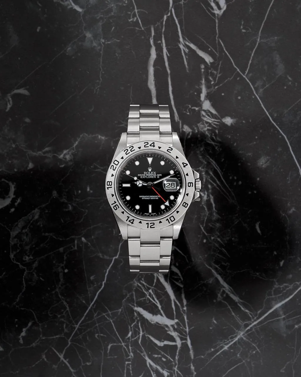 Rolex Explorer II 40mm Black Dial 16570 NEW