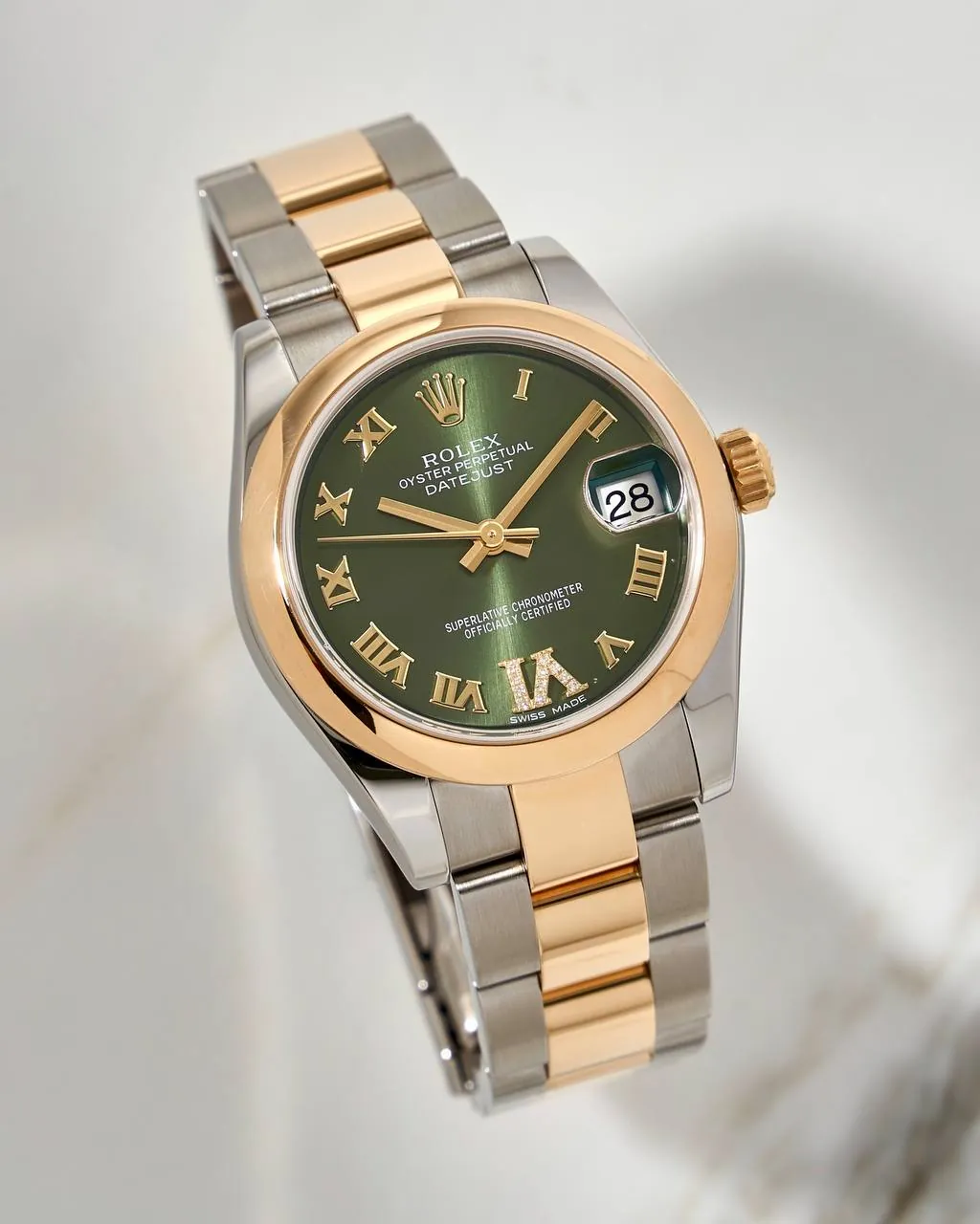 Rolex Datejust Olive Romain Dial 31mm 178243 – 11