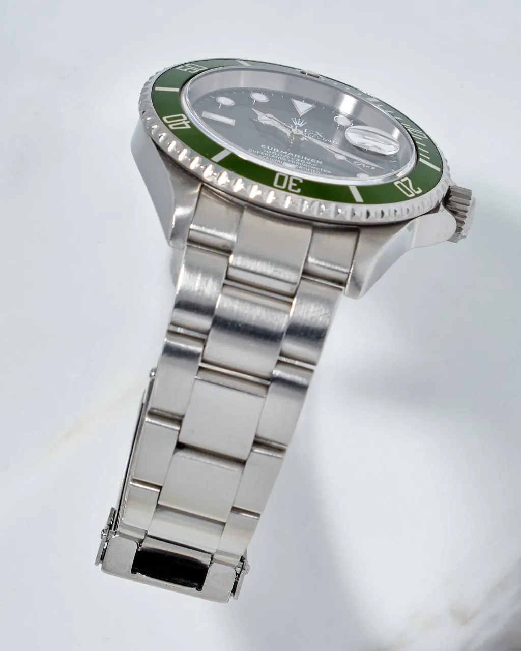 Rolex Submariner Kermit Date 40mm Y Series 16610LV Fat Four MK 2 – 6