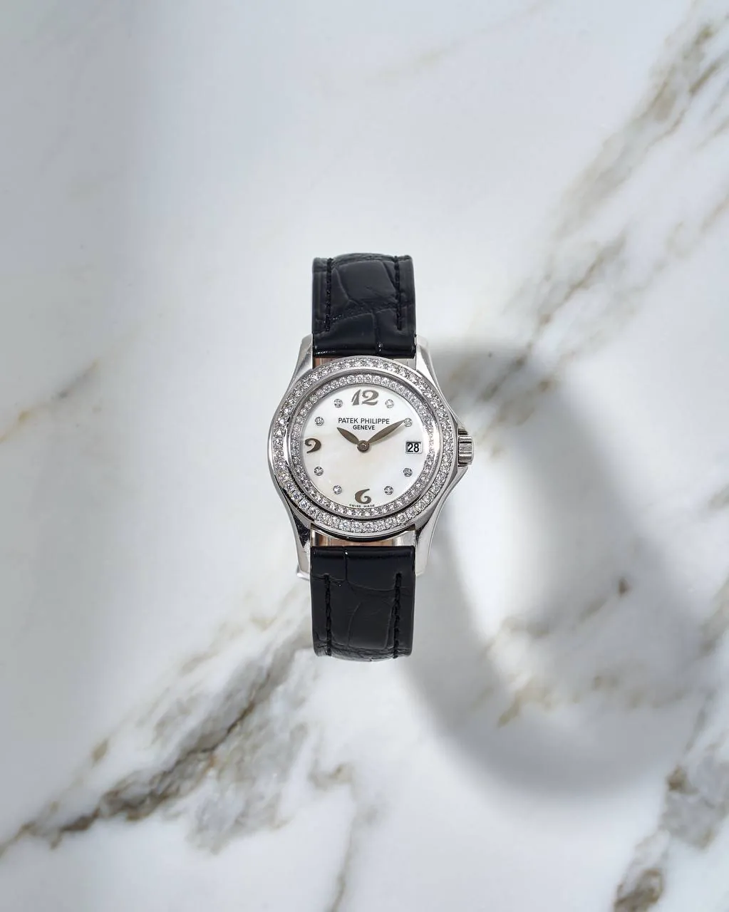 Patek Philippe Lady's Calatrava Diamond MoP Dial White Gold 4906