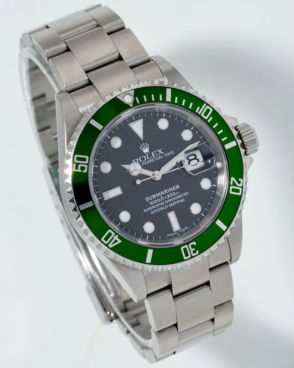 Rolex Submariner Kermit Date 40mm F series 16610LV MK 3 – 11