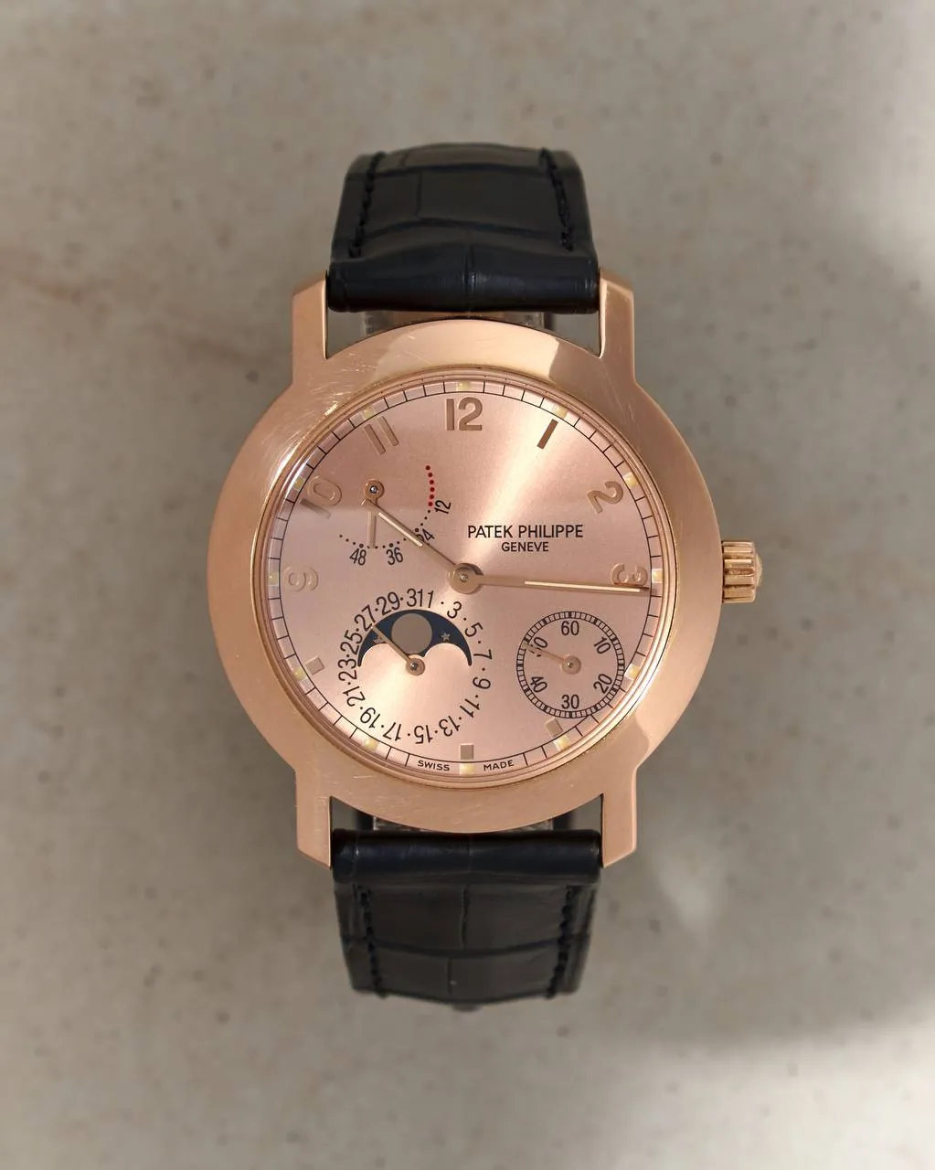 Patek Philippe Complications Moon Phase Power Reserve 5055 Rose Gold – 5