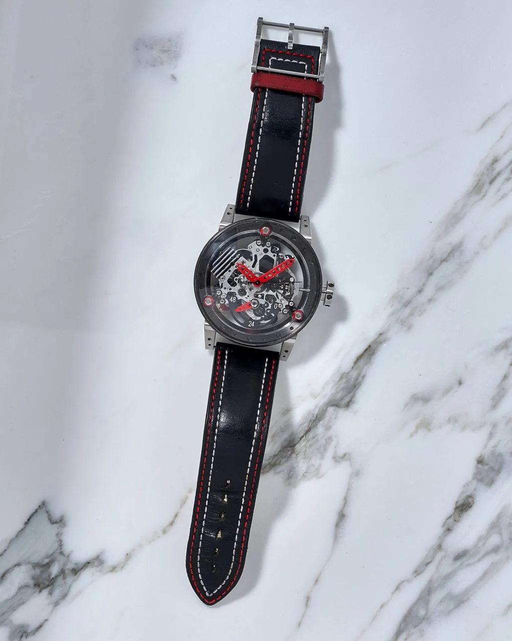 B.R.M R50 TN AR Red Skeleton Titanium – 9