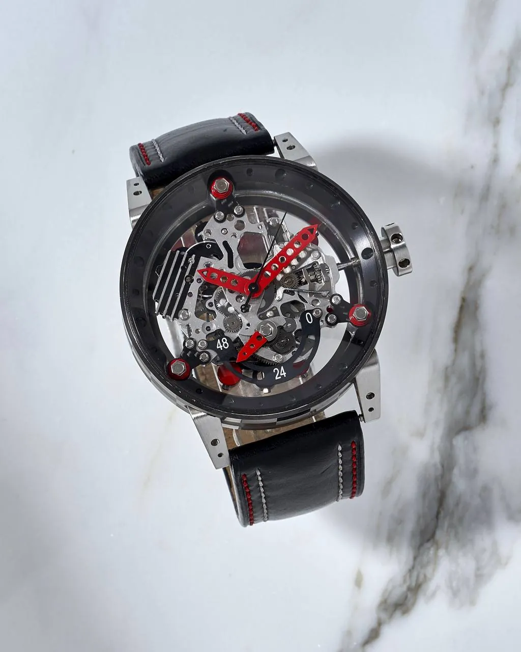 B.R.M R50 TN AR Red Skeleton Titanium – 12