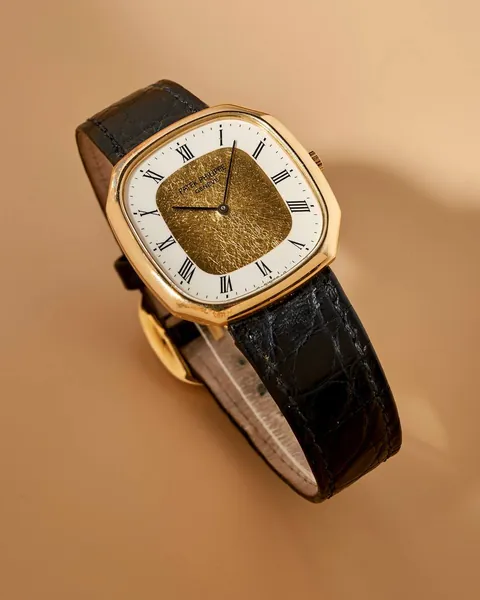Patek Philippe Ellipse Enamel and Gold Dial 3855