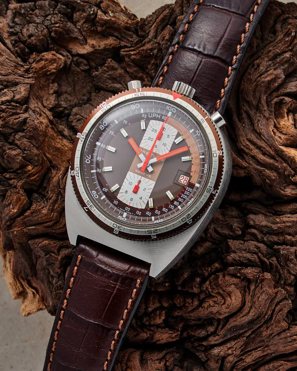 Breitling Chrono-Matic Bullhead Pupitre Chronograph Brown – 2