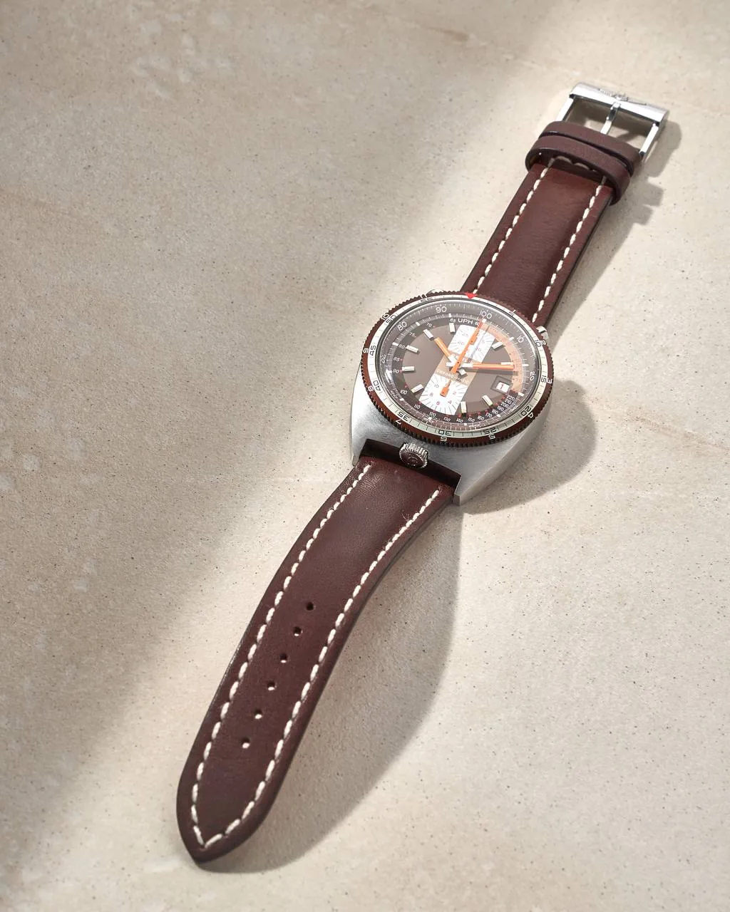 Breitling Chrono-Matic Bullhead Pupitre Brown Dial – 11