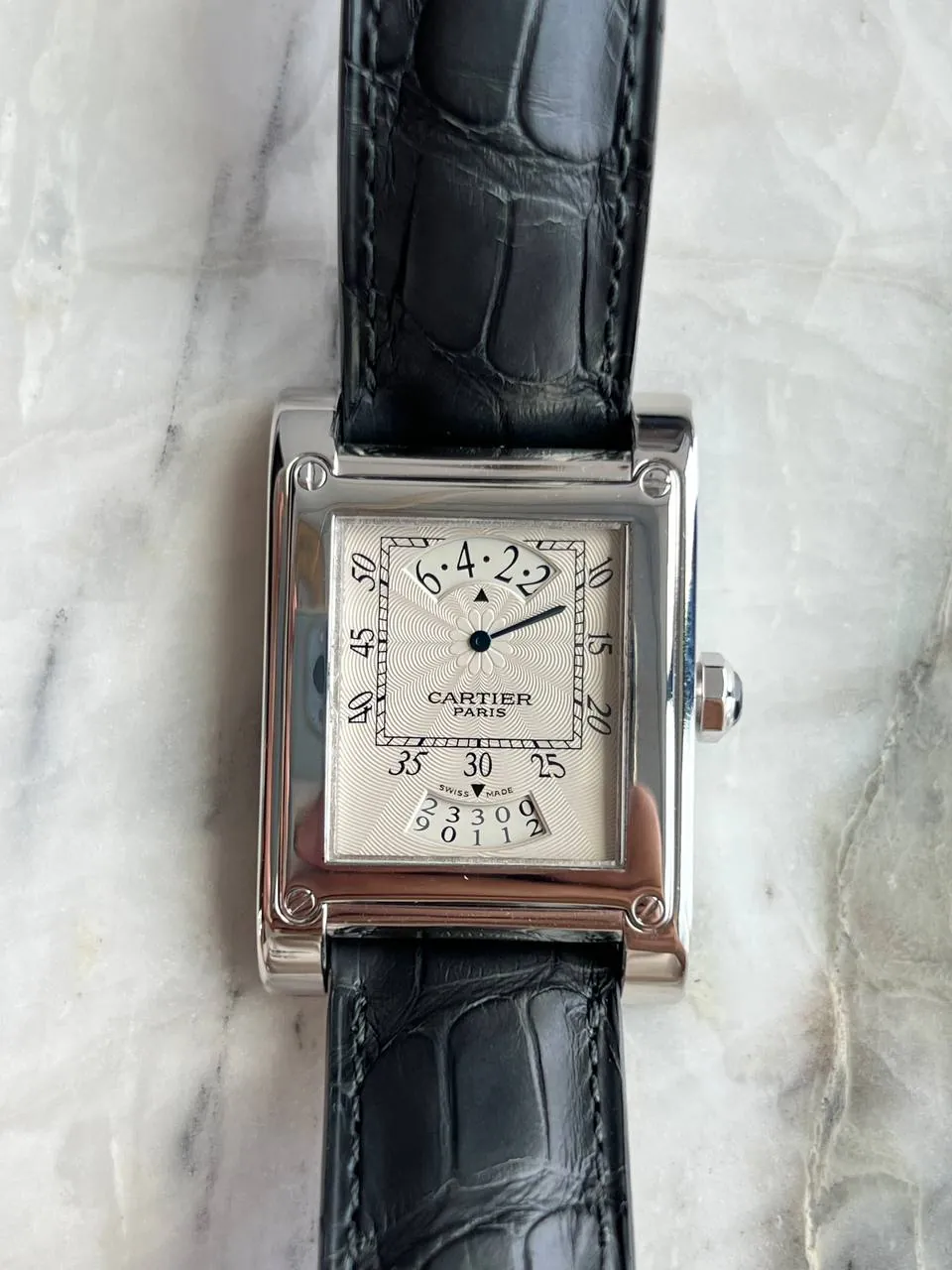 Cartier Tank a’ Vis ‘CPCP’ 2554 Wandering Hours White Gold – 7