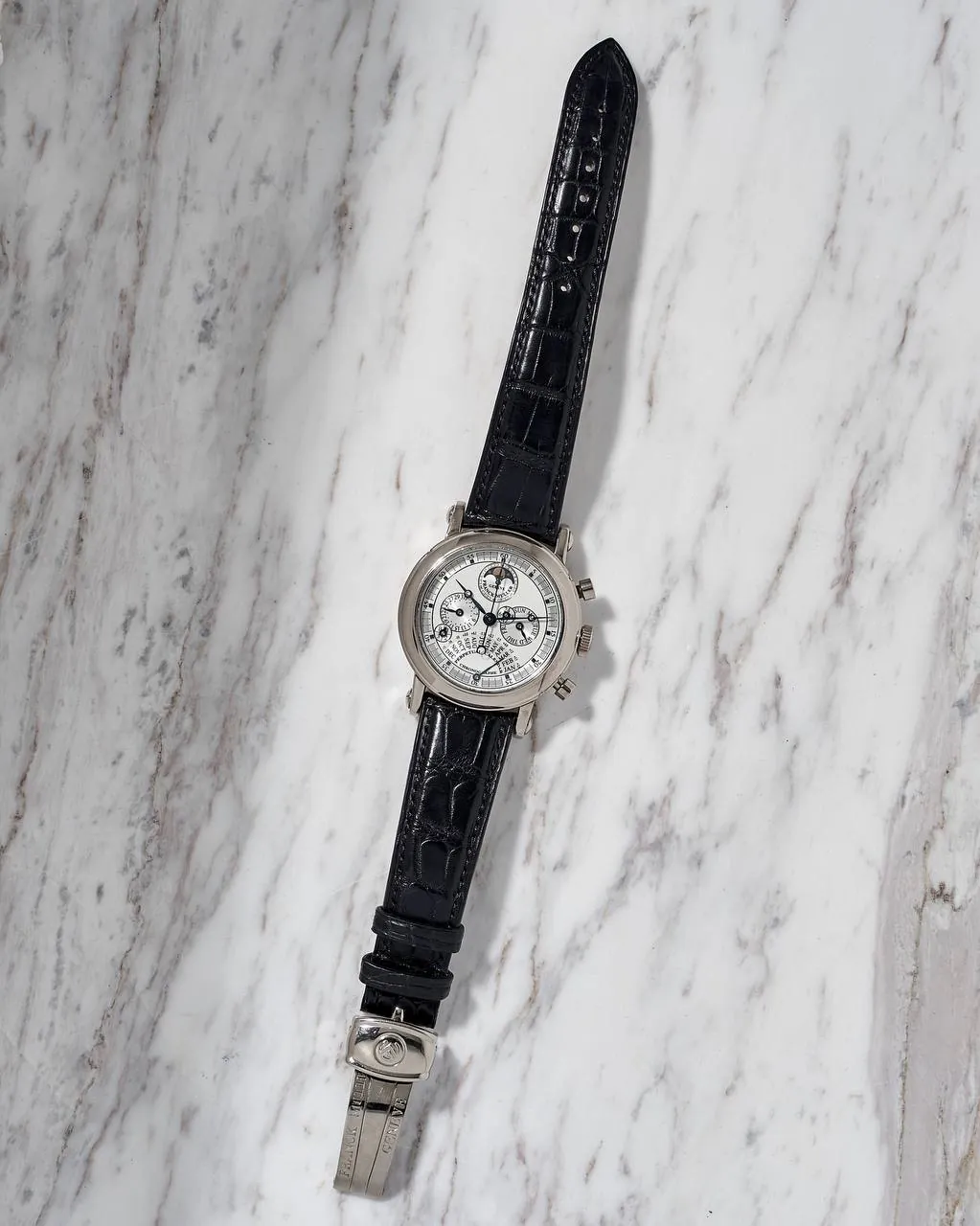 Franck Muller Perpetual Calendar Retrograde Moonphase Chronograph White Gold – 5