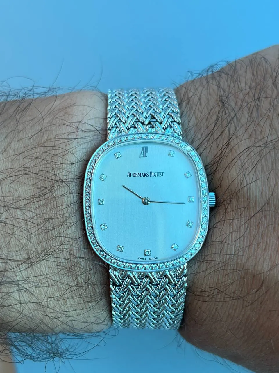 Audemars Piguet Vintage 14653BC White Gold Silver Dial – 12