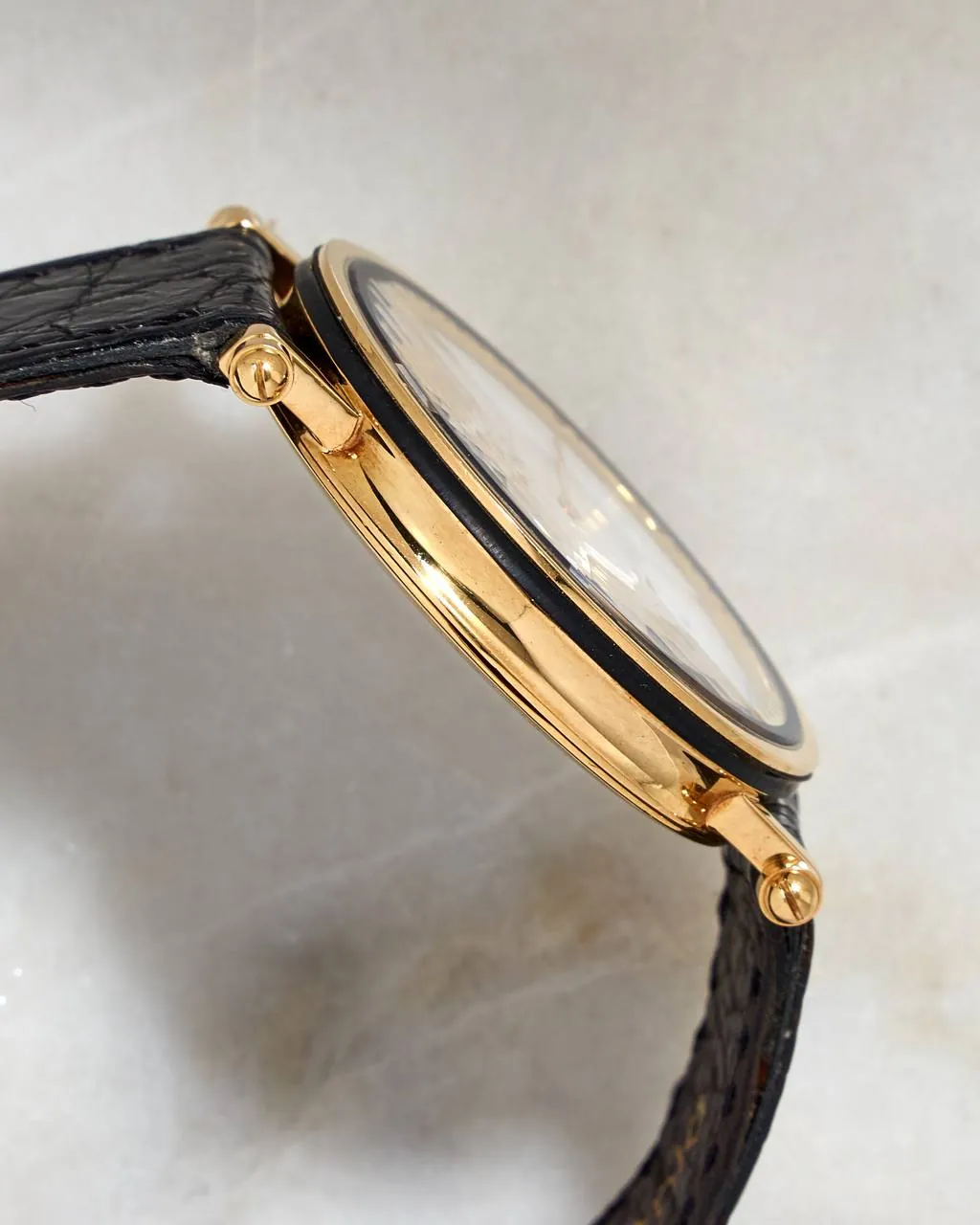 Gérald Genta Gefica Yellow Gold White Onyx – 4