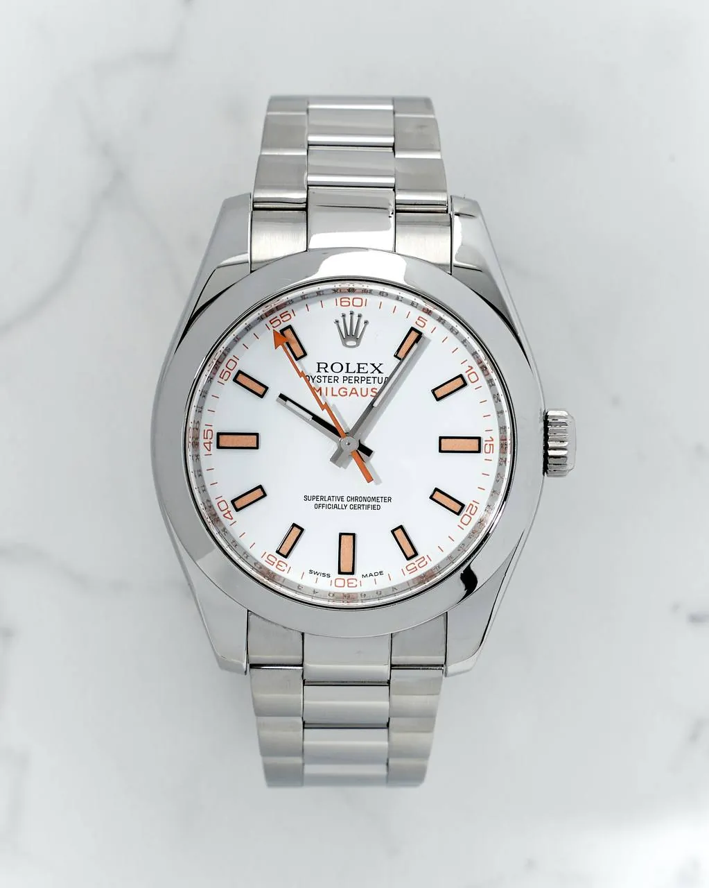 Rolex Milgauss White Dial 40mm 116400 – 2