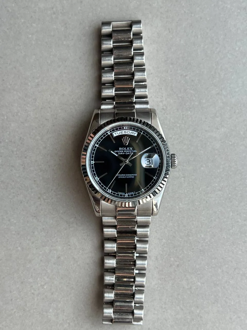 Rolex Oyster Perpetual Day-Date 36mm White Gold 118239 V Series – 2