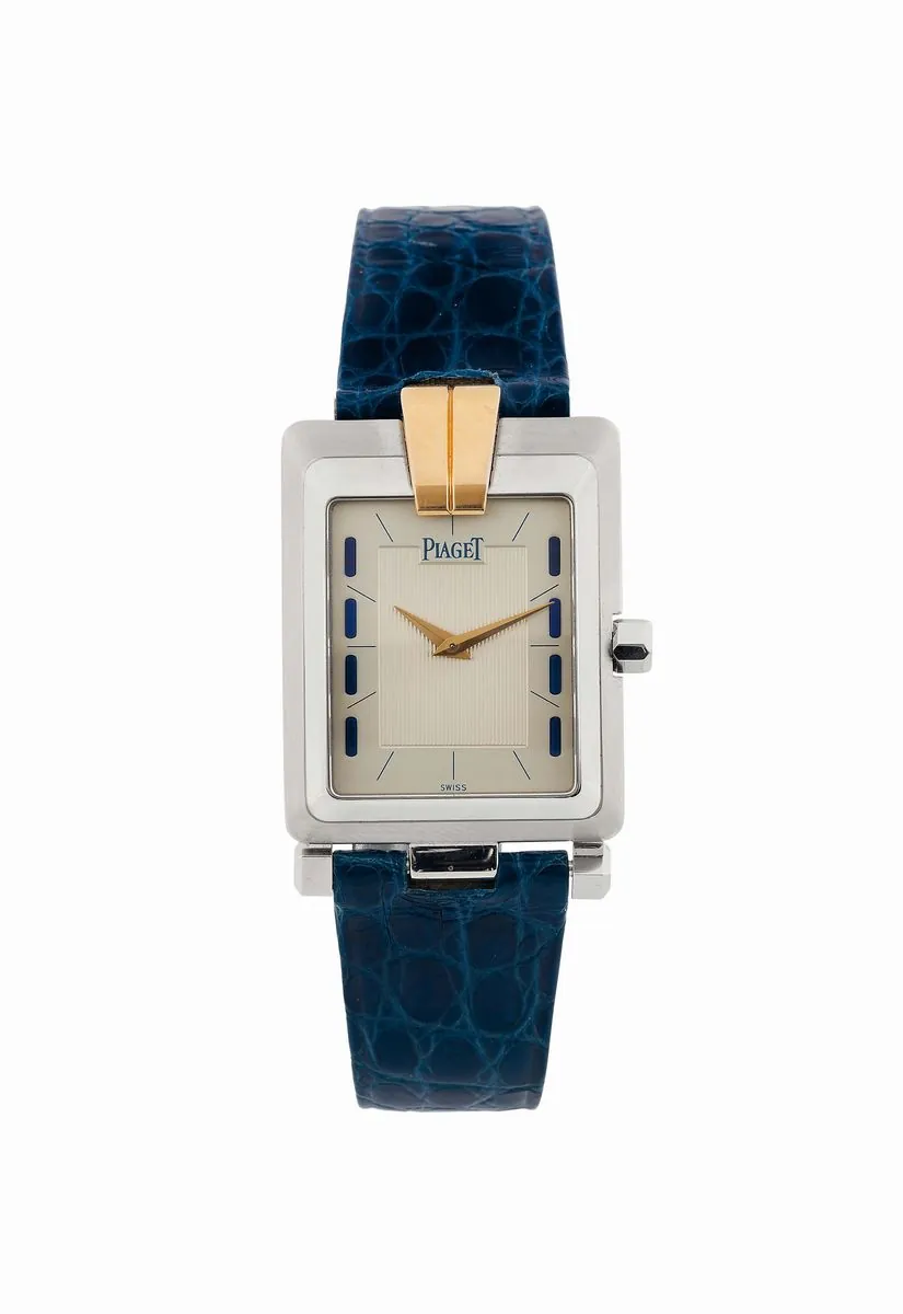 Piaget Lipizzan Polo Art Deco White Gold 91100