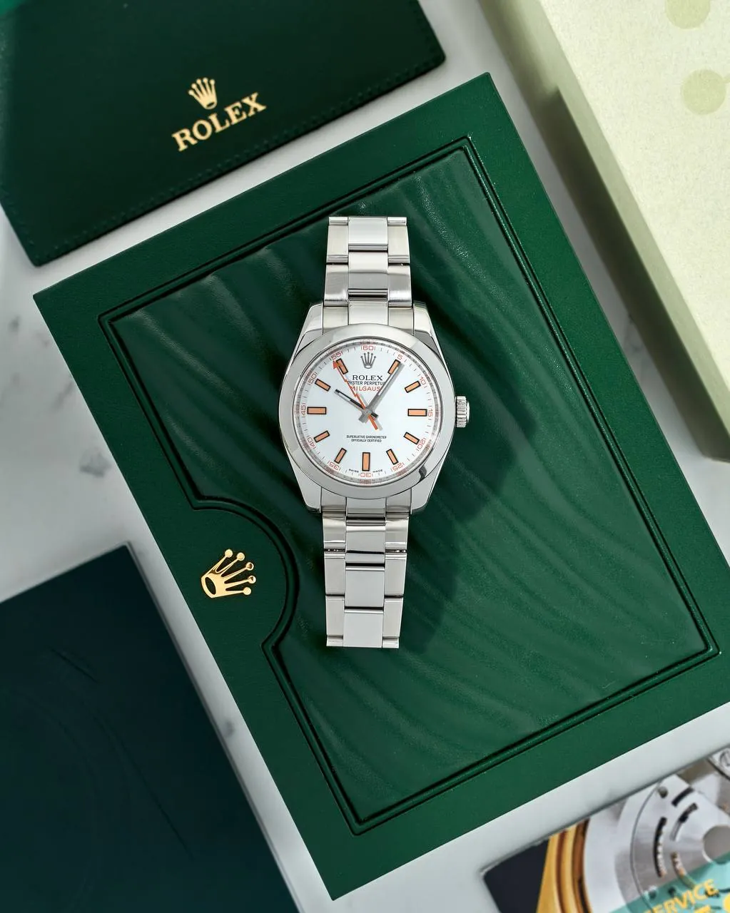 Rolex Milgauss White Dial 40mm 116400 – 5