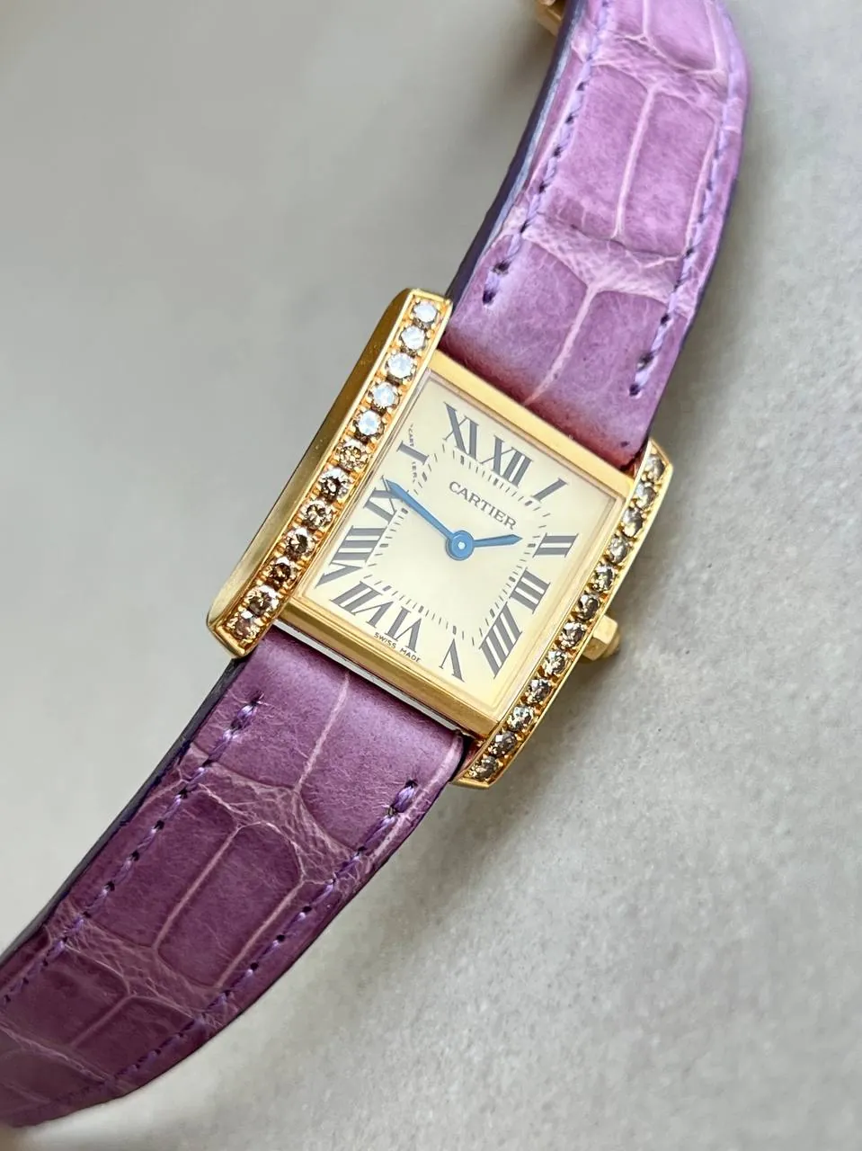 Cartier Tank Française Lady Diamonds 2385 – 2