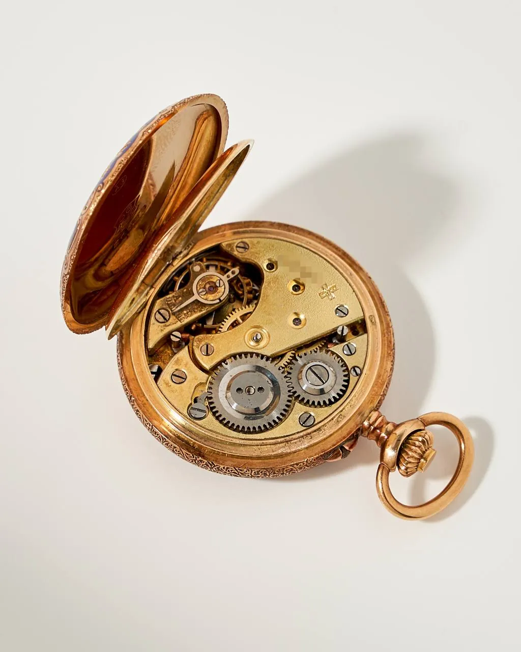 Adrien Gindrat Gold and Enamel Pocket Watch – 11
