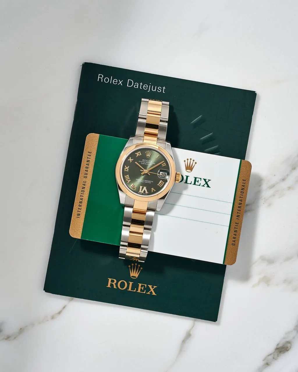 Rolex Datejust Olive Romain Dial 31mm 178243 – 3