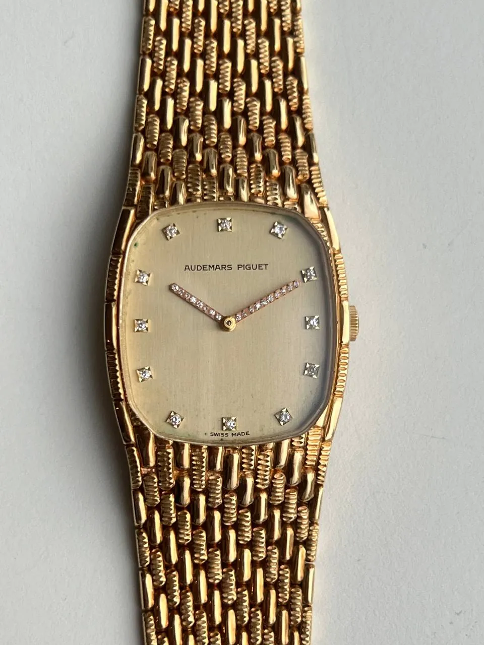 Audemars Piguet Cobra Champagne Diamond Dial and Hands