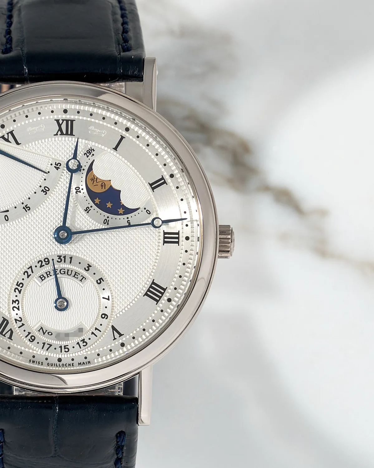 Breguet Classique Moon Phase Power Reserve White Gold 3130 – 2