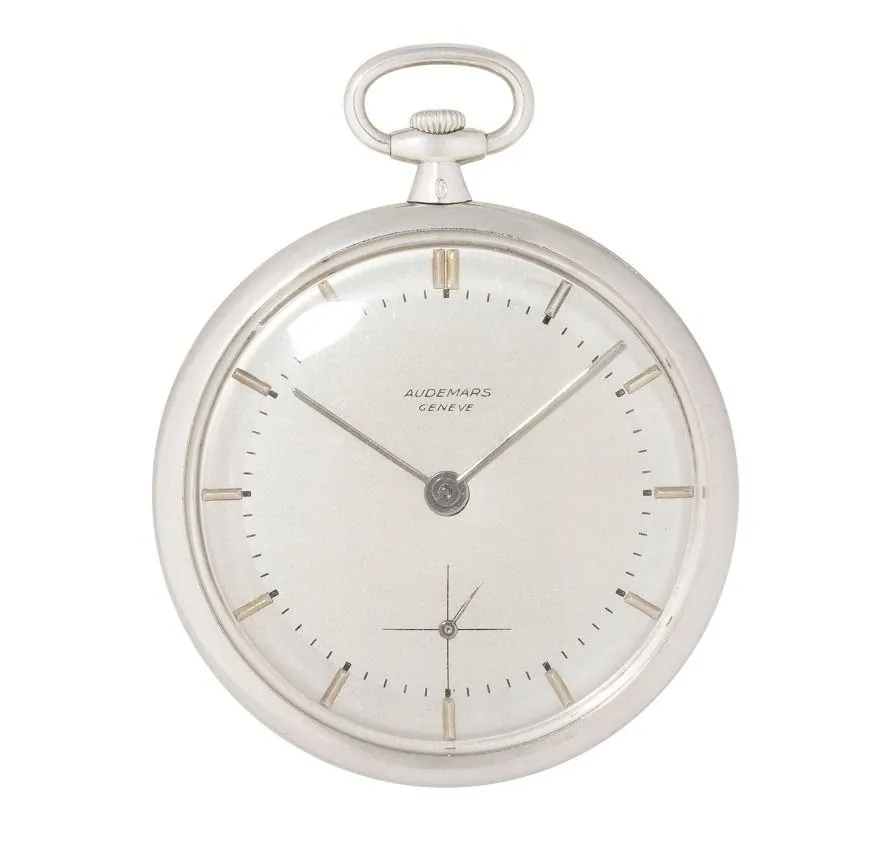 Audemars Piguet & Co. Geneve Ultra-thin Open Pocket Watch White Gold