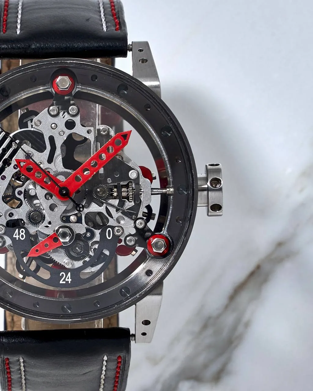 B.R.M R50 TN AR Red Skeleton Titanium – 8