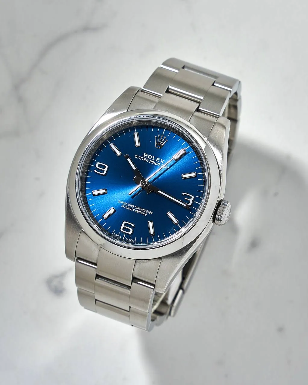 Rolex Oyster Perpetual 36 mm Blue Dial 116000 – 10