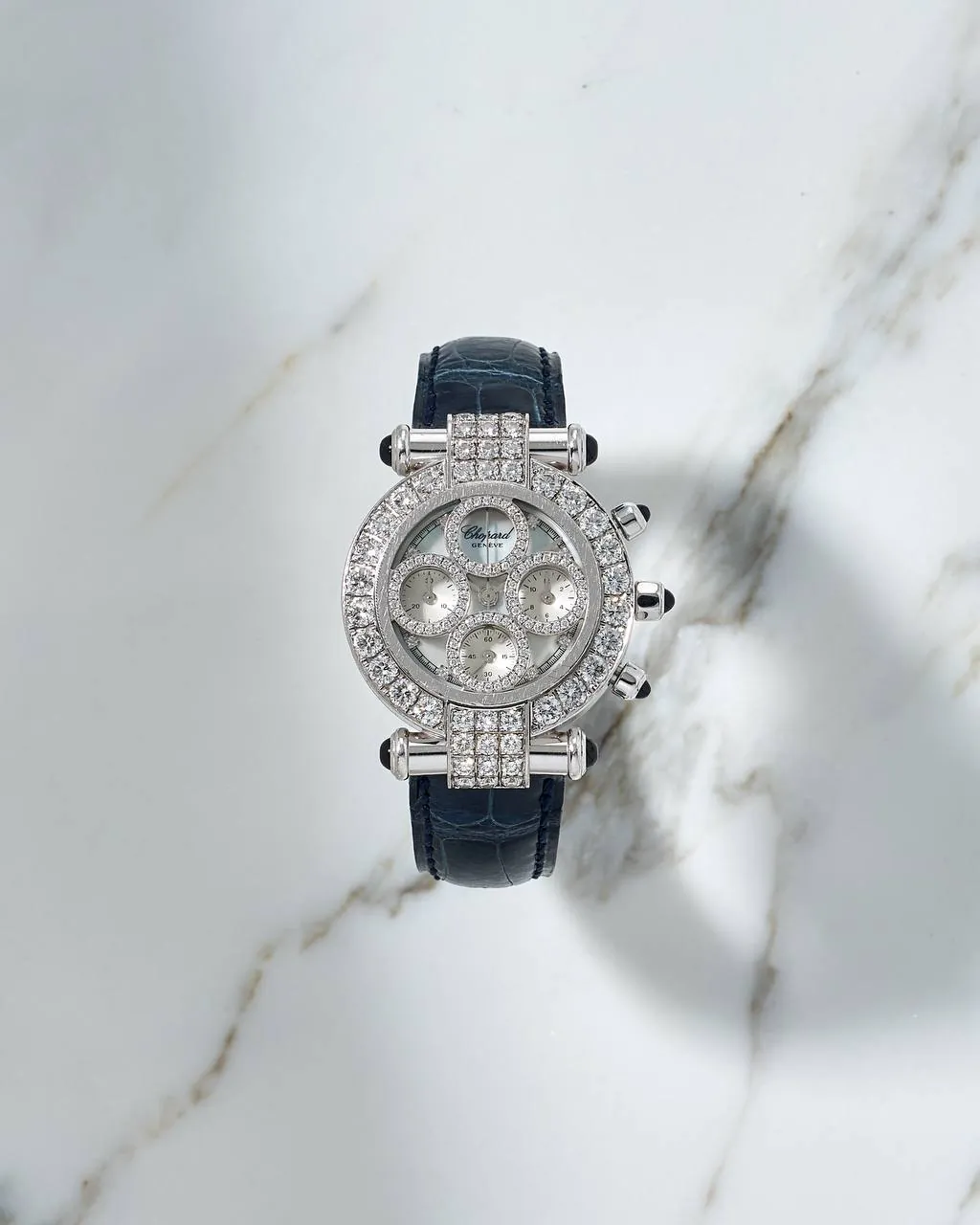 Chopard Imperiale Chronograph White Gold MoP&Diamonds 3386