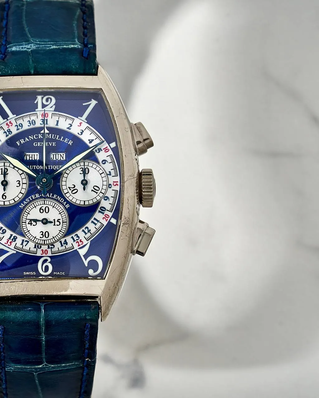 Franck Muller Master Calendar Blue Dial White Gold – 2