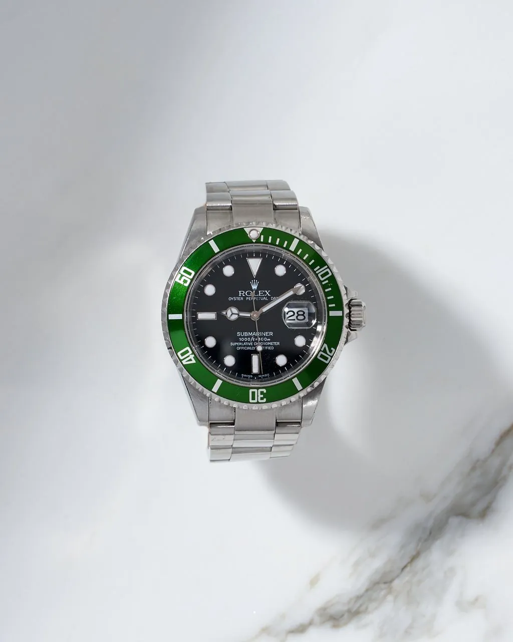 Rolex Submariner Kermit Date 40mm F series 16610LV MK3